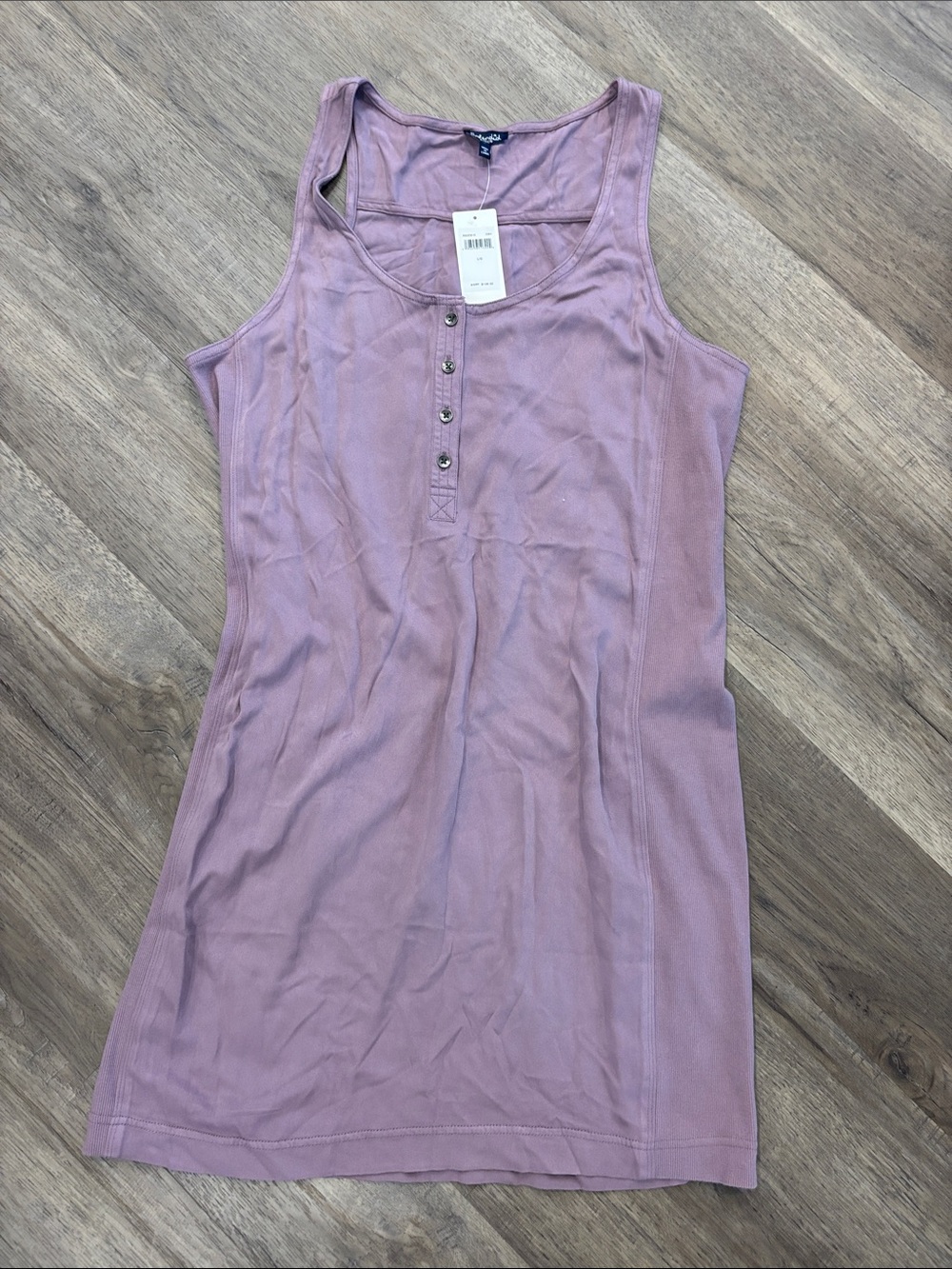 Splendid Twill Tank Dress
 in Dusty Mauve M NWT